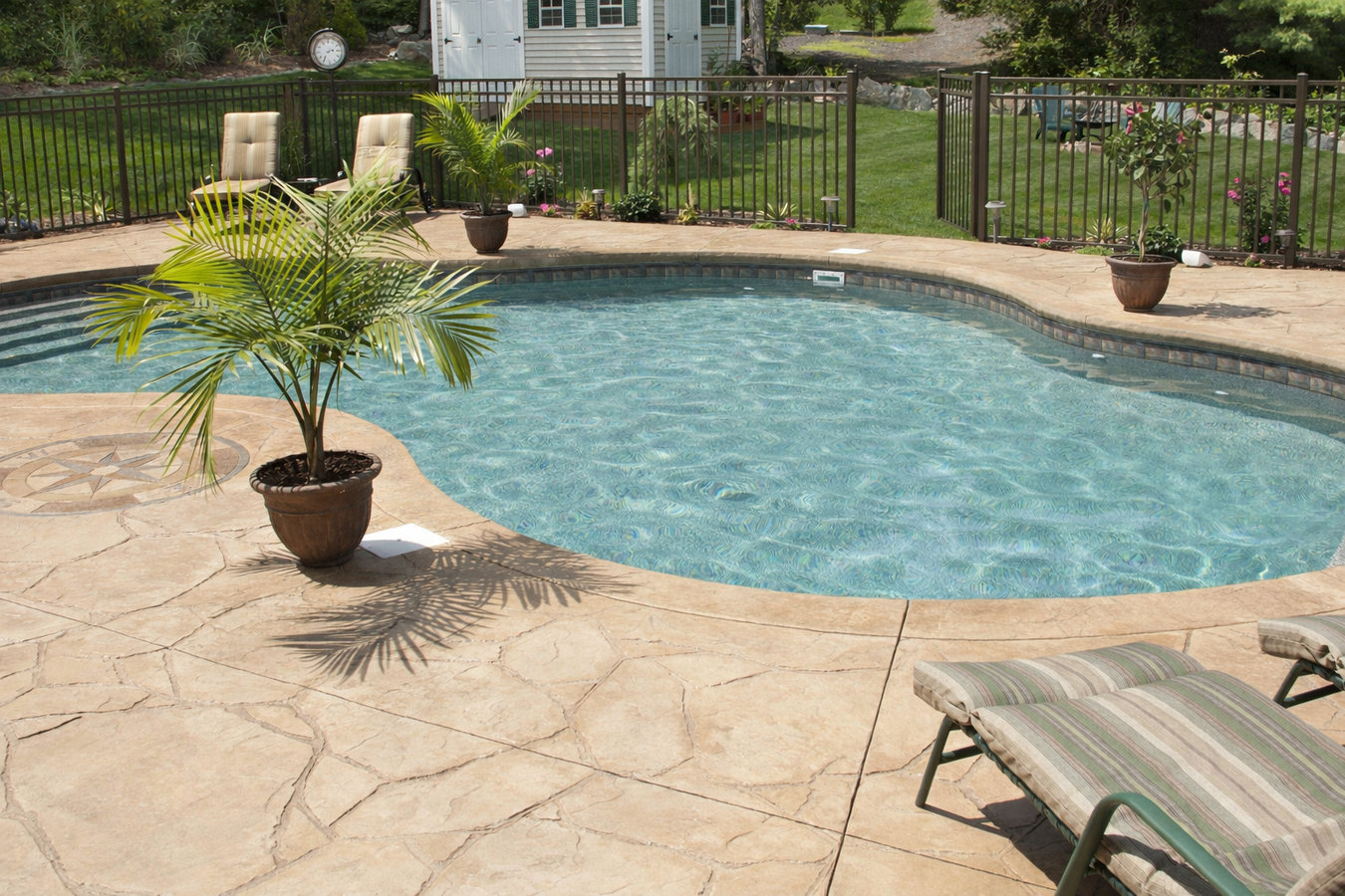 Concrete pool decks in Harlingen, TX