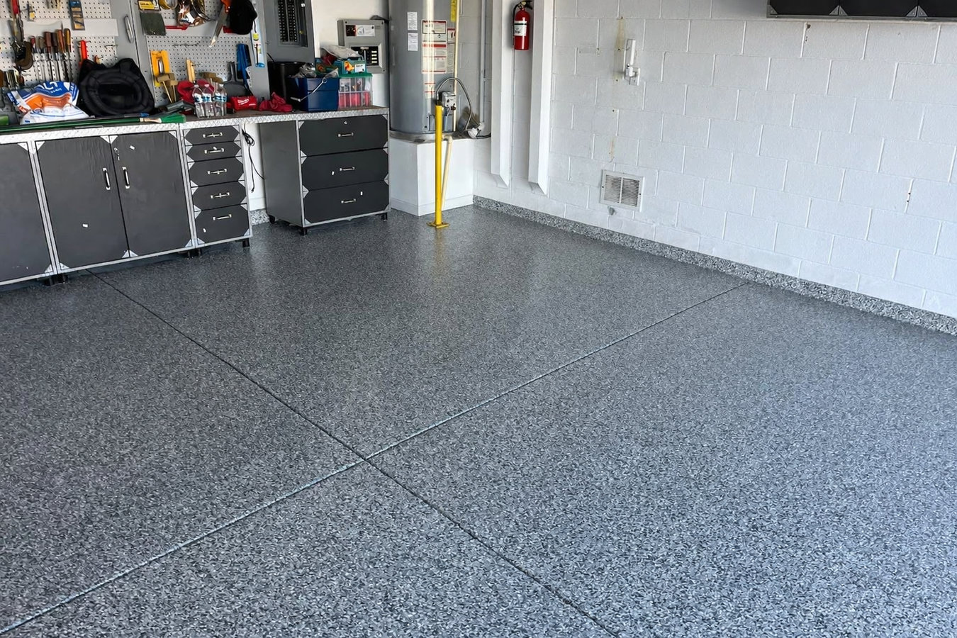 Garage floor concrete in Harlingen, TX